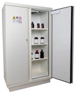 Armoire haute Produits chimiques - Ignifuge 90 min TRIONYX 795E Blanc