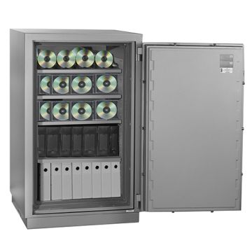 Photo HARTMANN Media Duo 1430 Armoire forte ignifuge 2H magnétique - Serrure à clé - 430 L