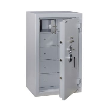 HARTMANN Armoire forte Protect à 20 compartiments - Serrure à clé et combinaison 840 L