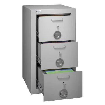 Armoire forte à 3 tiroirs - Serrure à clé : HARTMANN CLASS PROTECT 3T image