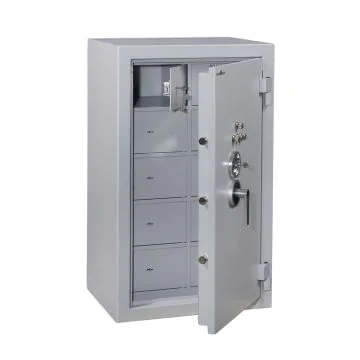 HARTMANN Armoire forte à 20 compartiments Serrure à clé 840 L