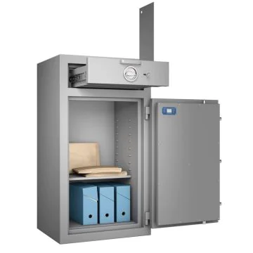 Coffre Dépôt de fonds Classe 3 - Serrure à Clé et Code - 130 L HARTMANN Zephir image